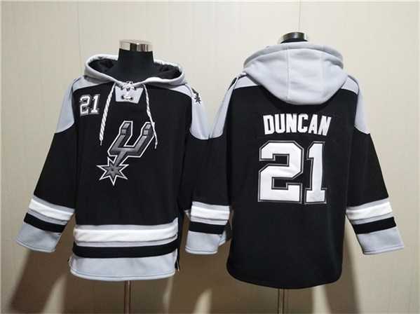 Men's San Antonio Spurs #21 Tim Duncan Black Ageless Must-Have Lace-Up Pullover Hoodie,We sell and wholesale Men's San Antonio Spurs #21 Tim Duncan Black Ageless Must-Have Lace-Up Pullover Hoodie on line form chian!